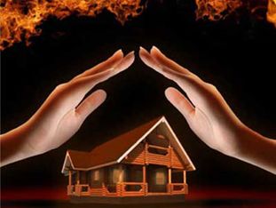 Как защитить деревянный дом от пожара